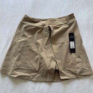 Fashion Nova Beige Skort with Chic Slit